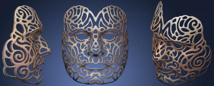 3D model Self Portrait Mask (STL)